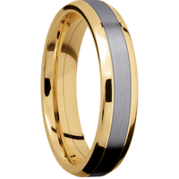 10K Yellow Gold + Polish , Polish Finish