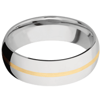 14K White Gold + Polish Finish