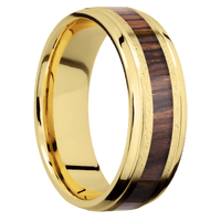 14K Yellow Gold + Anglestone , Polish Finish