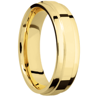 14K Yellow Gold + Polish , Polish Finish