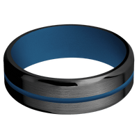 Zirconium + Satin , Polish Finish + Ridgeway Blue