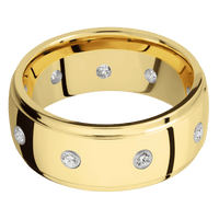 14K Yellow Gold + Polish , Polish Finish