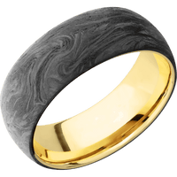 Forged Carbon Fiber + None Finish + 22K Yellow Gold