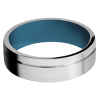 Cobalt Chrome + Satin , Bead Finish + Royal Blue