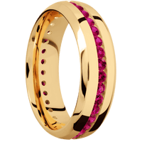 14K Yellow Gold + Polish , Polish Finish