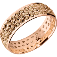 14K Rose Gold + Polish Finish