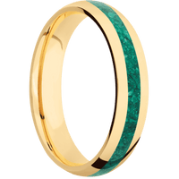 10K Yellow Gold + Polish Finish