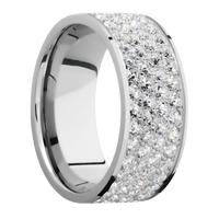 14K White Gold + Polish Finish