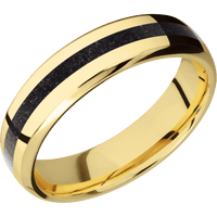 14K Yellow Gold + Polish , Polish Finish