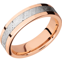 14K Rose Gold + Polish Finish