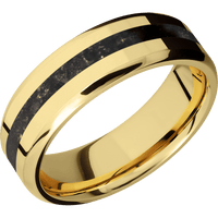 14K Yellow Gold + Polish , Polish Finish