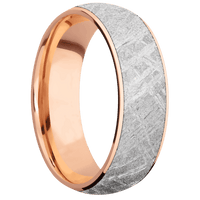 14K Rose Gold + Polish Finish