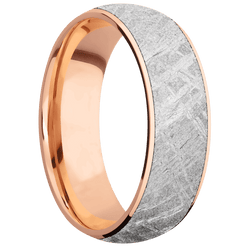 14K Rose Gold + Polish Finish
