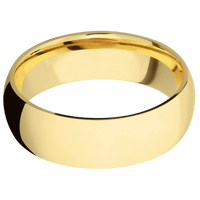 10K Yellow Gold + Polish Finish