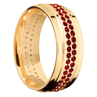 18K Yellow Gold + Polish , Polish Finish