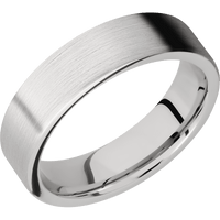 14K White Gold + Satin Finish