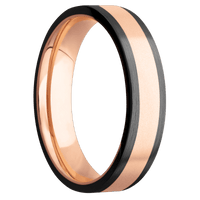 Zirconium + Satin Finish + 18K Rose Gold