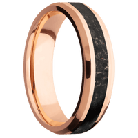 14K Rose Gold + Polish , Polish Finish