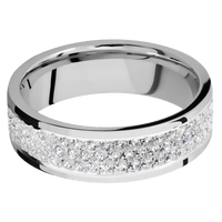 10K White Gold + Polish Finish