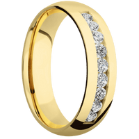 14K Yellow Gold + Polish Finish