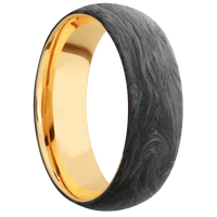 Forged Carbon Fiber + None Finish + 18K Yellow Gold