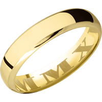 18K Yellow Gold + Polish , Polish Finish