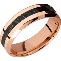 14K Rose Gold + Polish , Polish Finish