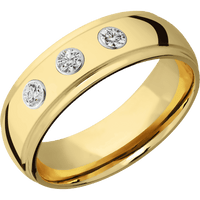 14K Yellow Gold + Polish , Polish Finish