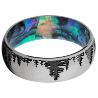 Titanium + Satin Finish + Abalone