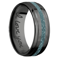 Zirconium + Hammer , Polish Finish