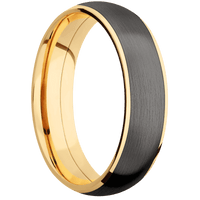 14K Yellow Gold + Polish Finish