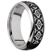18K White Gold + Polish , Polish Finish