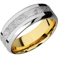 Platinum + Polish , Polish Finish + 18K Yellow Gold