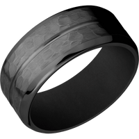 Zirconium + Polish , Hammer Finish + Black