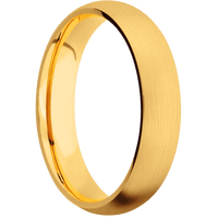 22K Yellow Gold + Satin Finish