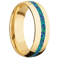10K Yellow Gold + Polish Finish