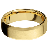 22K Yellow Gold + Satin , Satin Finish