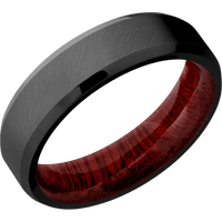 Zirconium + Anglesatin , Polish Finish + Blood Wood