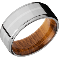 Titanium + Polish , Polish Finish + Desert Iron Wood