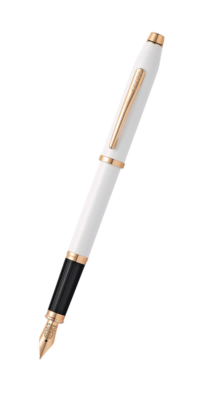 Century® II Pearlescent White Lacquer Medium Nib Fountain Pen