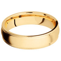 10K Yellow Gold + Anglesatin Finish