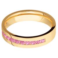 18K Yellow Gold + Polish Finish