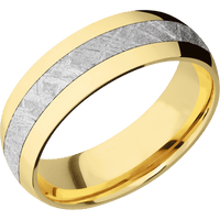 18K Yellow Gold + Polish Finish