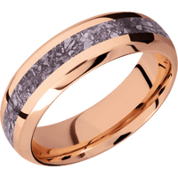 14K Rose Gold + Polish , Polish Finish