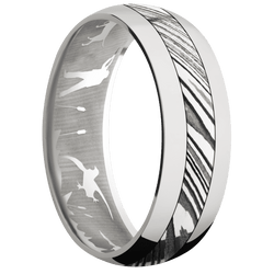 Palladium Silver + Polish Finish