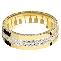 14K Yellow Gold + Polish Finish
