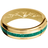 10K Yellow Gold + Polish , Polish Finish