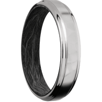 Titanium + Rockpolish , Polish Finish + Forged Carbon Fiber