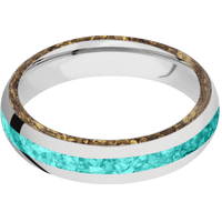 14K White Gold + Polish Finish
