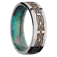 Titanium + Polish Finish + Black Mother of Pearl